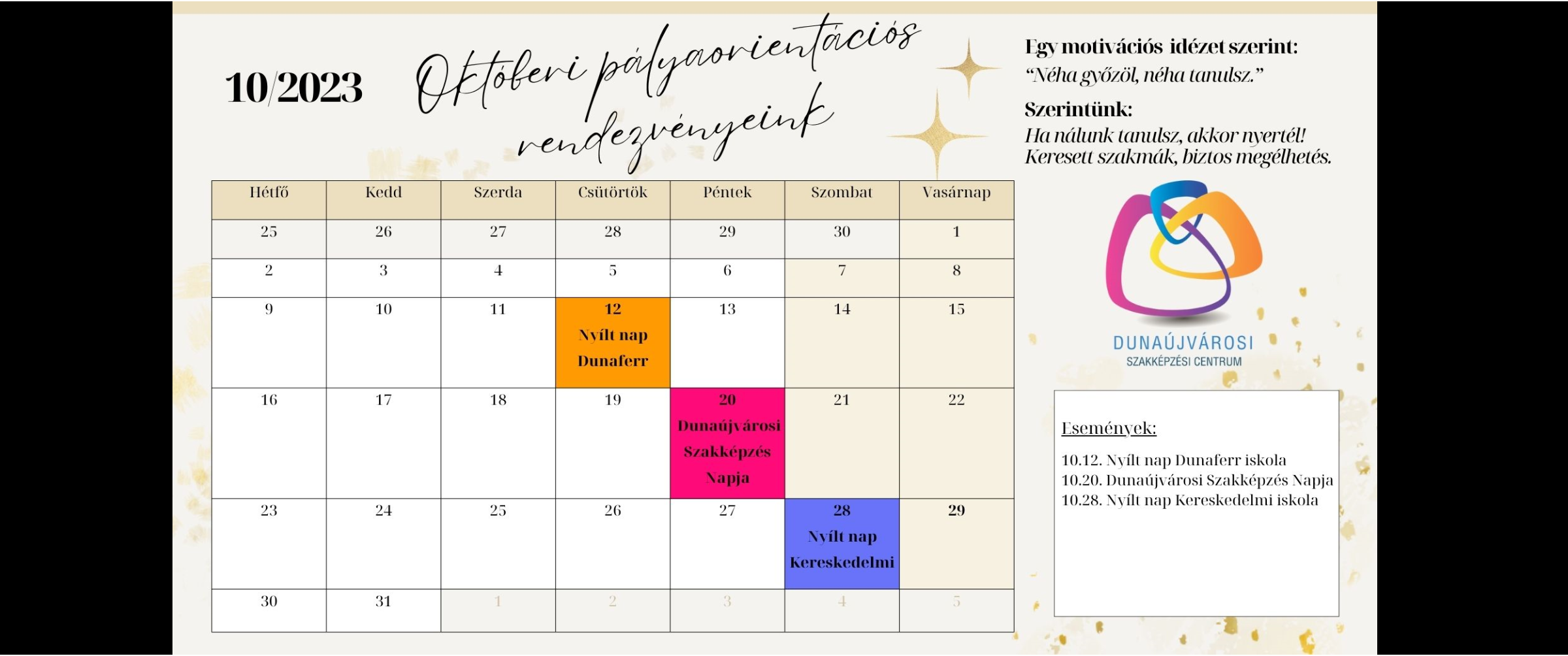 Pályaorientációs rendezvényeink